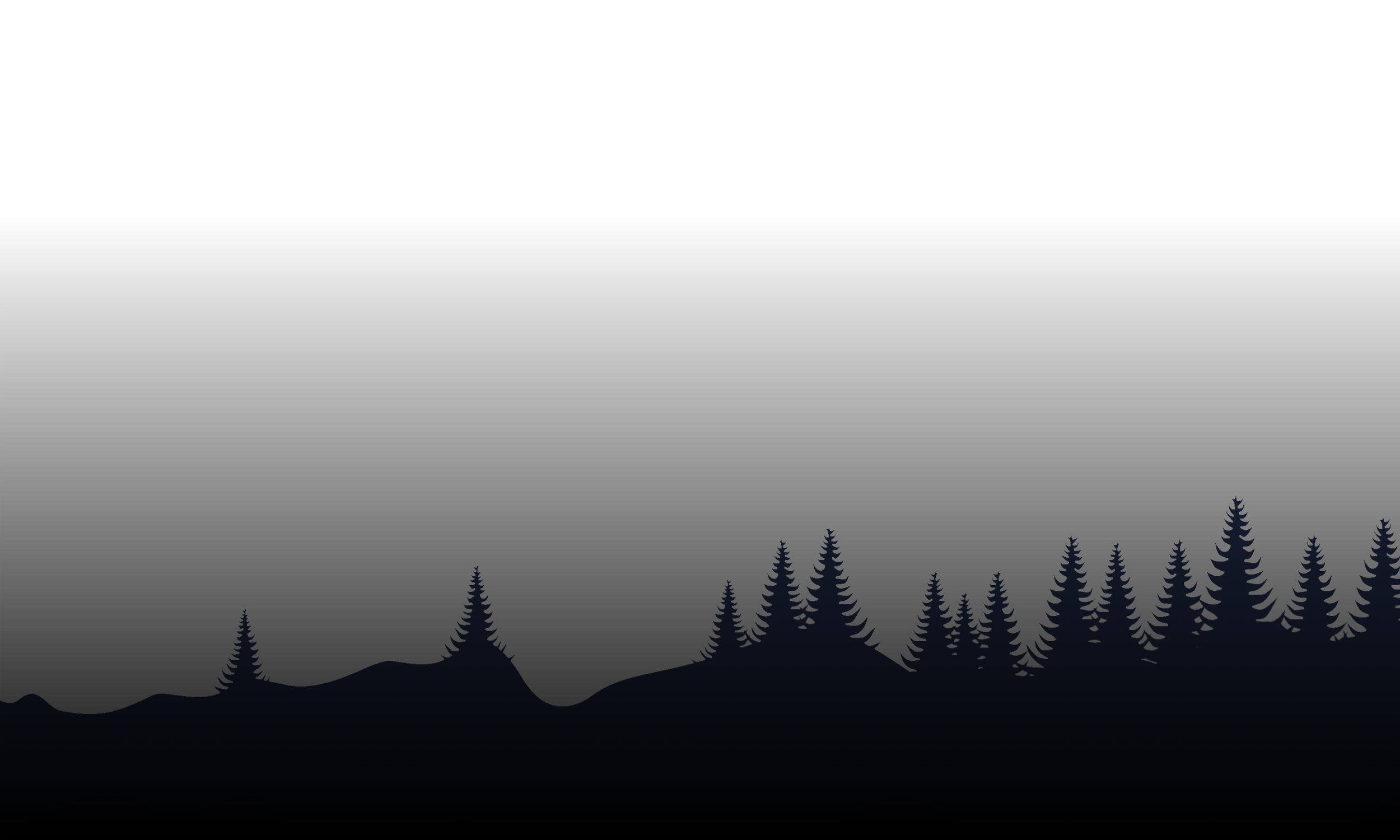 Stormy night over mountain scape